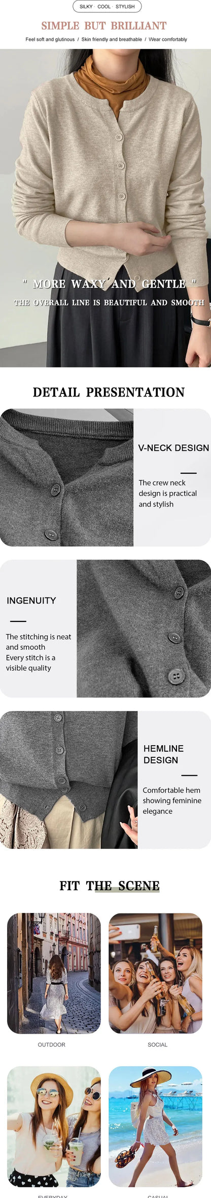 New Fashion Women's Thin Fleece Knit Loose Short Cashmere Sweater Round Neck, Warm Korean Sle Casual Female Sweater Top Cloting Badiee Stylez