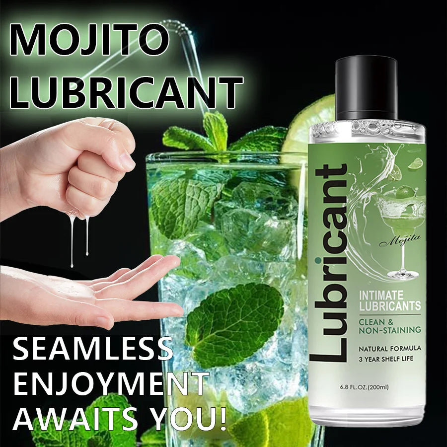 Intimate smooth Flavor Lubricant Pleasure Body Erotic Oil Lubricant Adult Sex Supplies flirting for couples 200ml
