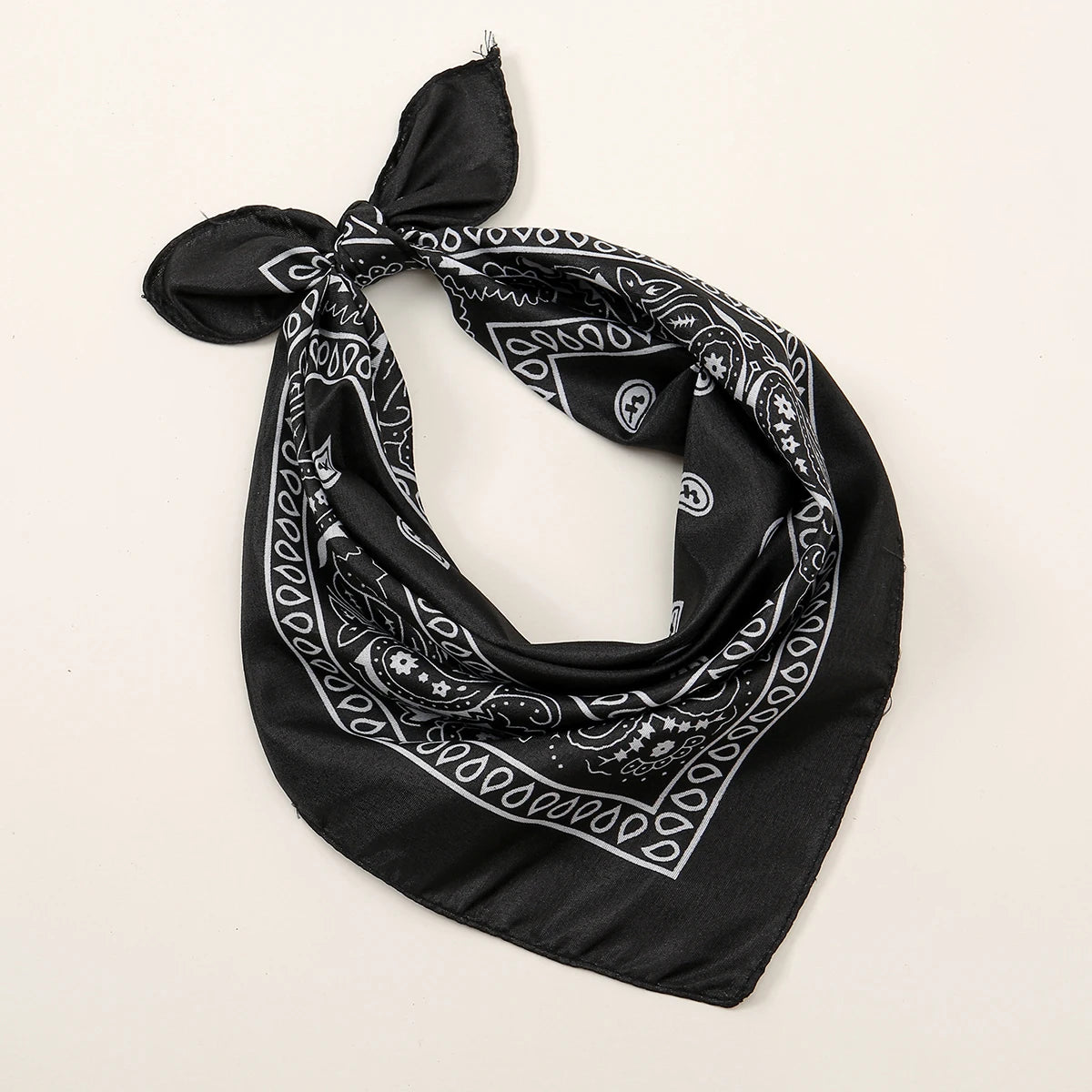 Bohemian Print Bandana Paisley Printed Headbands Hiphop Kerchief Outdoor Unisex Headband Wrist Wraps Face Mask Handkerchief FJ836-01