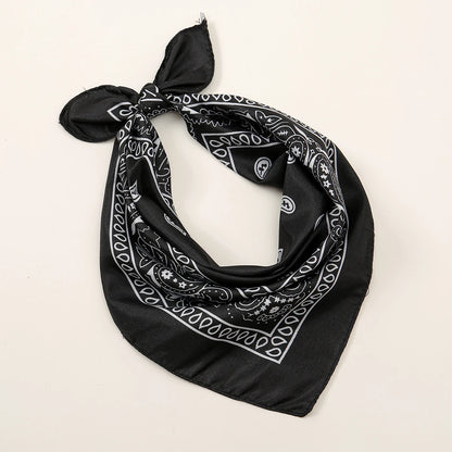 Bohemian Print Bandana Paisley Printed Headbands Hiphop Kerchief Outdoor Unisex Headband Wrist Wraps Face Mask Handkerchief FJ836-01