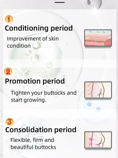 Sexy Hip Buttock Enlargement Hip Firm Essential Oil Cream Effective Hip Lift Up Butt Beauty Female Hips Tightening Massage Oils