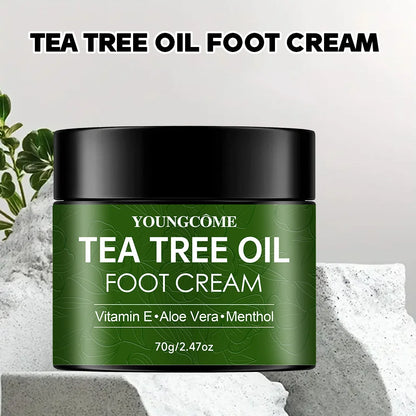 Tea Tree Foot Cream Heel Cracking Repair Products Exfoliation Dead Skin Removal Softening Moisturize Smooth Skin Care new