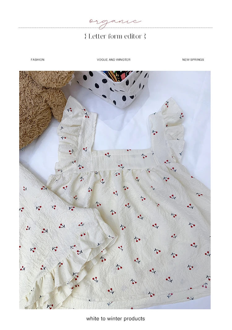 Summer Spwear Women's 2025 New Japanese Sle Fre Vest orts Woven Cotton Thin Home Clothes Set Sweet Print ort Pants