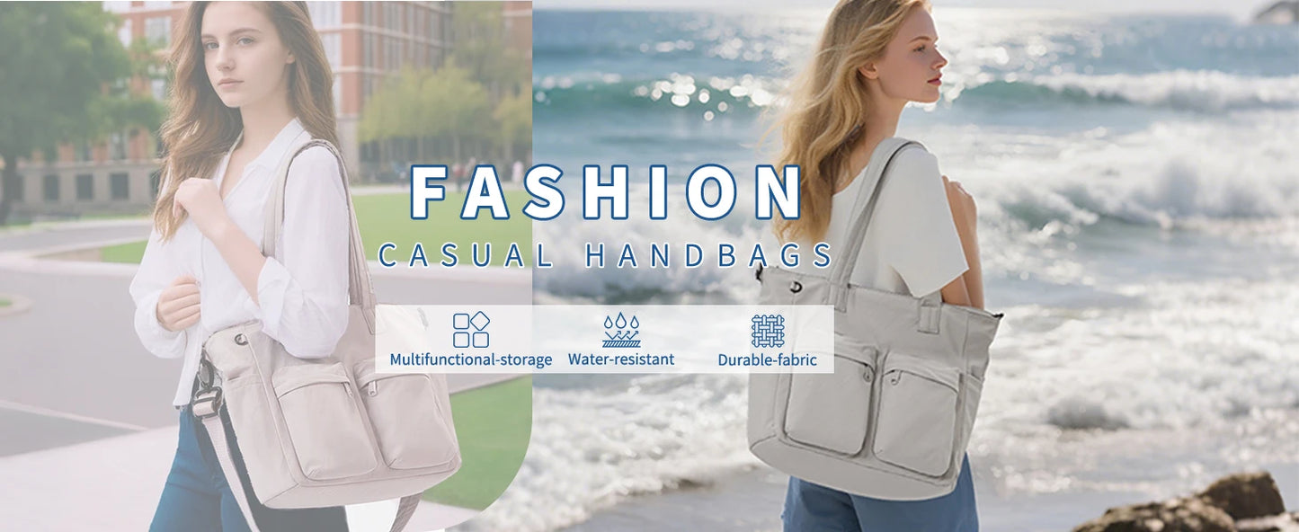 AJI Shoulder Bag For Women 2025 New Fashion Crossbody Bag Wear-Resistant Waterproof Nylon Female Handbags Ladies Messenger Bag