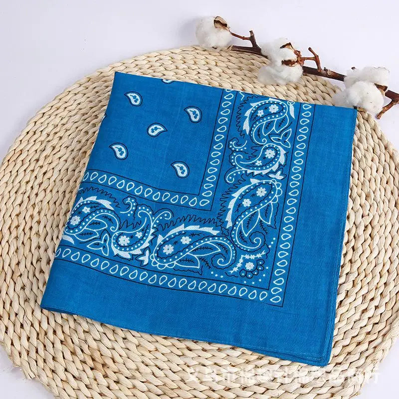 New Fashion Hip Hop Bandana Square Scarf Black Red Headband Printed for Boys/Girls Hair Accessories Hair Scarf Badiee Stylez