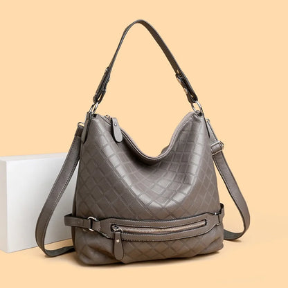 Genuine Brand High Quality Leather Casual Tote Luxury Handbags Women Bags Designer Shoulder Underarm Bags for Women Bucket Sac