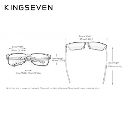 KINGSEVEN Vintage Polarized Men Wooden Sunglasses Wood UV400 Protection Fashion Square Sun Glasses Women Gafas De sol