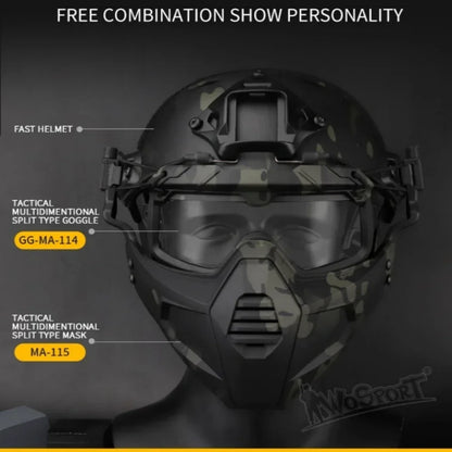 Sports Sunglasses for Men Women 2 Modes Airsoft Goggles Riding Eye Protection for Hiking Paintball Hunting Gear