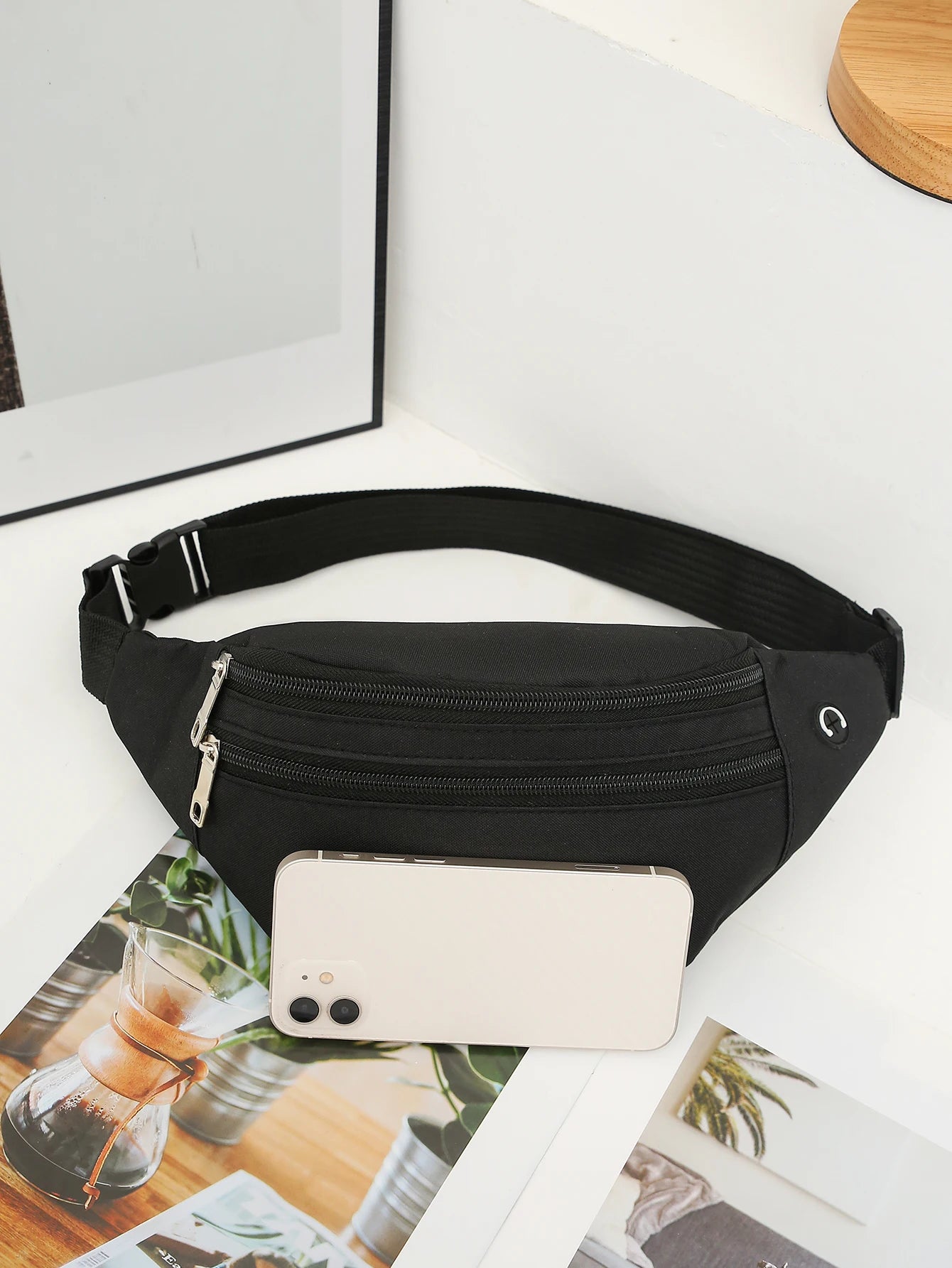 Mobile Waist Bag For Men Women Multifunctional Large Capacity Anti Splash Business Wear-resistant Construction Site Fanny Pack