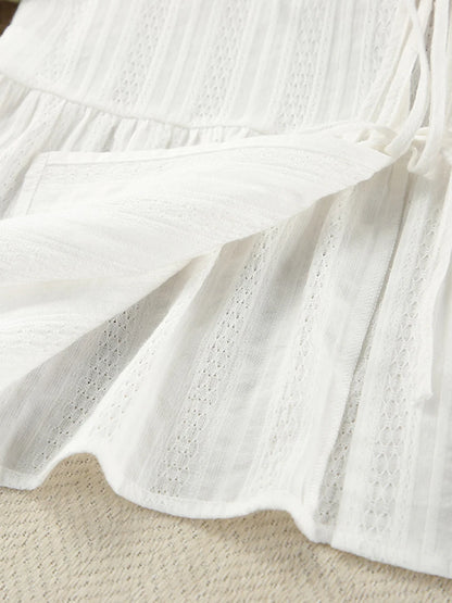 Marthaqiqi Winter Women Pajamas Suit Lace Up Sleepwear Long Sleeve Nightgowns O-Neck Nightwear Pants Casual Ladies Home Clothes