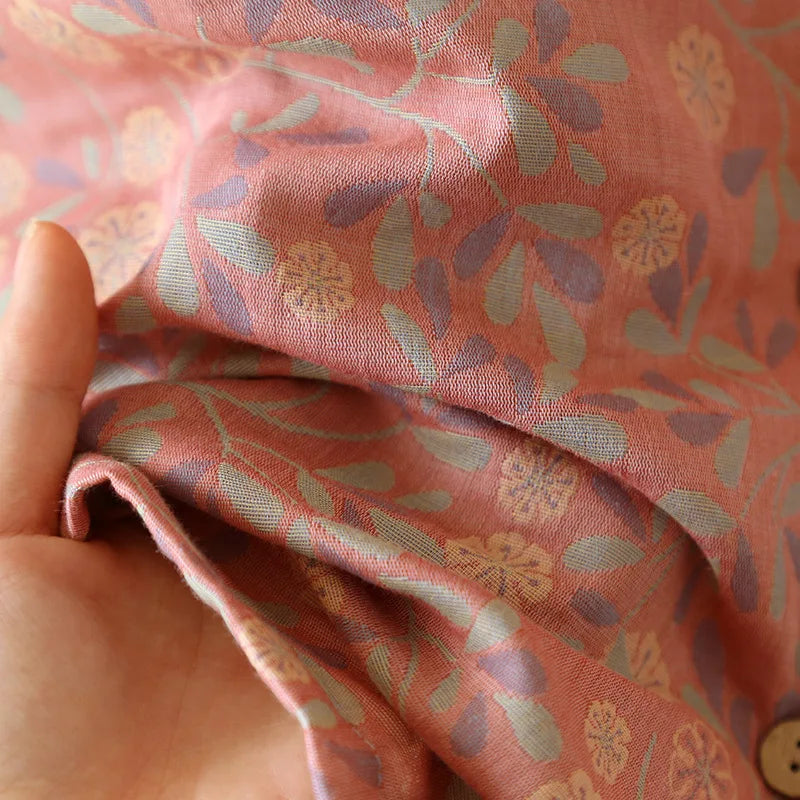 2025 Spring/Summer New Women's Pajama Set 100% Cotton Short Sleeve+Capris Two Piece Set for Large Flower Thin Home Furnishing