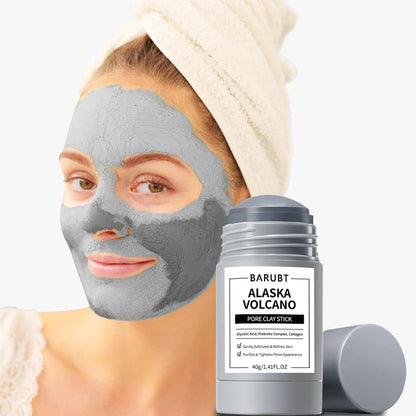 Face Clean Mask Remove Blackhead Mugwort Solid Mask Clean Pores Stick Facial Blemish Black Dots Shrink Pores Skin Care Cosmetics 1Pcs-ALASKA VOLCANO