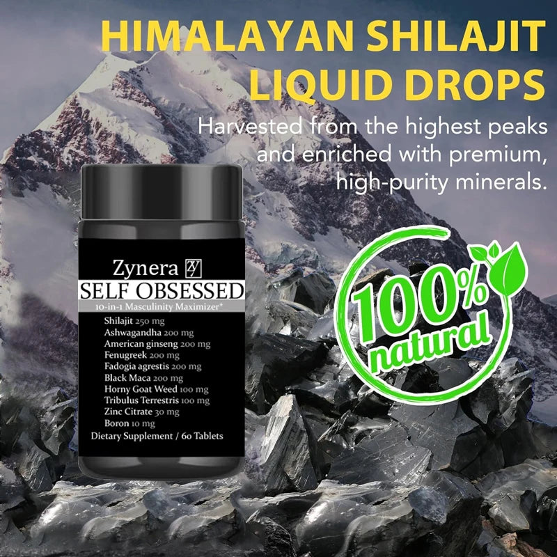 Shilajit Pure Himalayan Organic,Male Enhancing Supplement Stamina & Fast Acting Performancefor Energy, Strength & Immunity