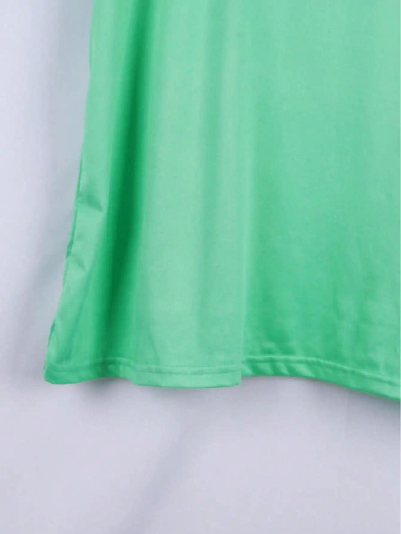 Plus Size Tops Women Clothes Round Neck Summer Marine Life Themed & Sea Creature Print Light Green Short Sleeved T-shirt