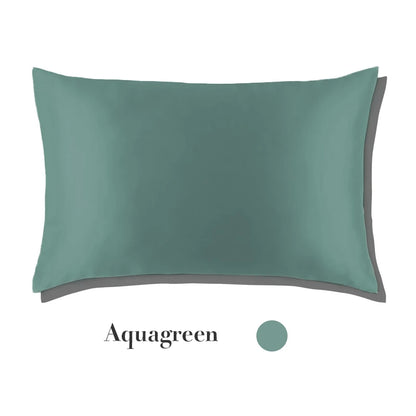 22 Momme 100% Natural Mulberry Silk Pillowcase With OEKO-TEX Front in Real Silk & Back in Lenzing Tencel Fabric,Silk Pillow Case Badiee Stylez