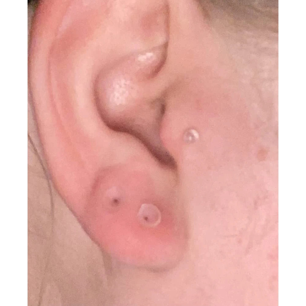 10~20pcs/Set Transparent Acrylic Bioflex Tragus Retainer Lip Studs Ear Helix Earring 6mm 8mm 10mm 12mm Body Piercing Jewelry Badiee Stylez