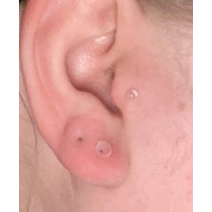 10~20pcs/Set Transparent Acrylic Bioflex Tragus Retainer Lip Studs Ear Helix Earring 6mm 8mm 10mm 12mm Body Piercing Jewelry Badiee Stylez