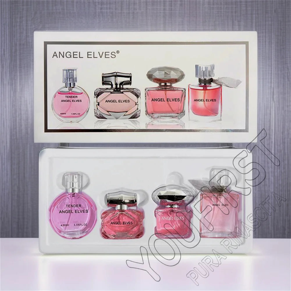 Gift Box 4Pcs Set Perfume Women 120ml Club De Nuit Perfumes De Mujer Lasting Fragrance Parfum Femme Floral Fruity Scent Spray Badiee Stylez