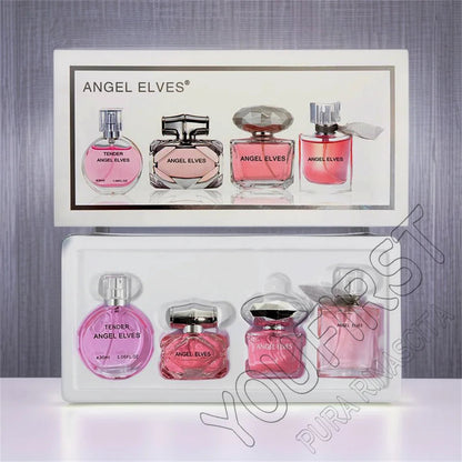 Gift Box 4Pcs Set Perfume Women 120ml Club De Nuit Perfumes De Mujer Lasting Fragrance Parfum Femme Floral Fruity Scent Spray Badiee Stylez