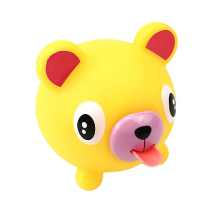 Squeeze Toys Animal Fidget Toy Anxiety Reducer Sensory Play Kids Adult Toy Soft Rabbit Bear Tiger Pig Kawaii Cute Toy Yellow Bear
