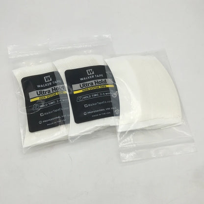 36/72/108 Pieces of White Super Shaped Lace Front Curved Double-sided Wig Adhesive