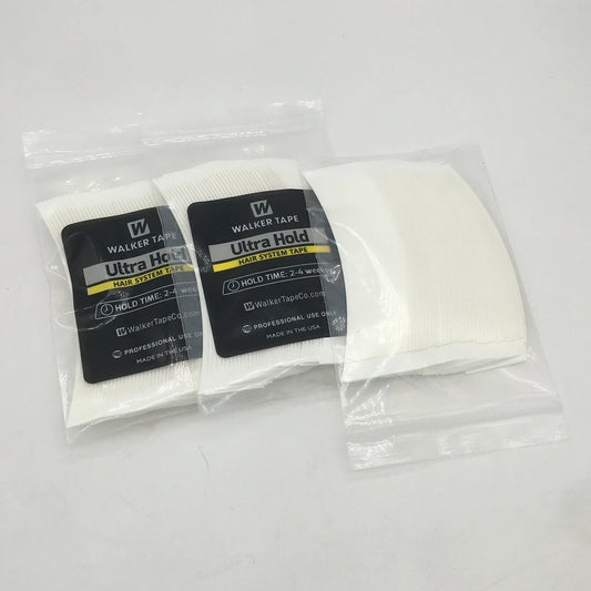 36/72/108 Pieces of White Super Shaped Lace Front Curved Double-sided Wig Adhesive