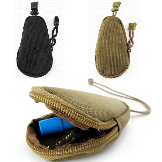 Practical Oxford Cloth Mini Key Holder Multipurpose Easy to Use Men Coin Purses Portable Mini Zipper Case Outdoor