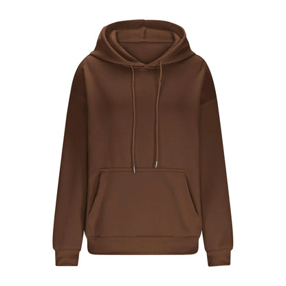 Men Women's 2025 Casual Fashion Trend Hoodies Spring And Fall Casual Outdoor Hoodies Popular Font Print Hoodie S-3XL Coffee