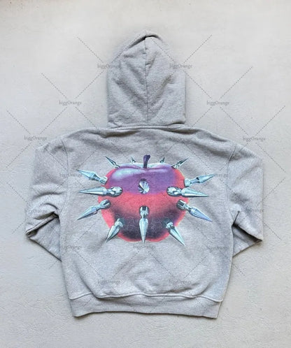 Street Hip-hop Goth Tiger Pattern Casual Women Suit American Retro Harajuku Y2K Fashion Cotton Oversized Hoodie Sport Pants