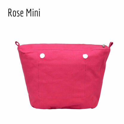 TANQU New Waterproof Inner Bag Organizer Insert Zipper Pocket for Classic Mini Obag Canvas Material for O Bag Rose mini CHINA