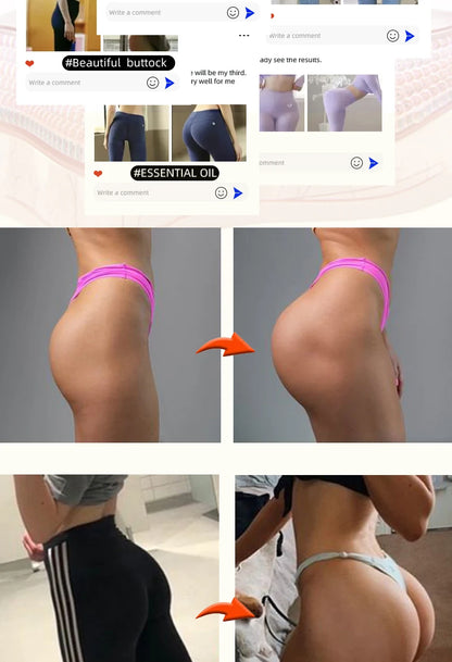 Sexy Hip Buttock Enlargement Hip Firm Essential Oil Cream Effective Hip Lift Up Butt Beauty Female Hips Tightening Massage Oils