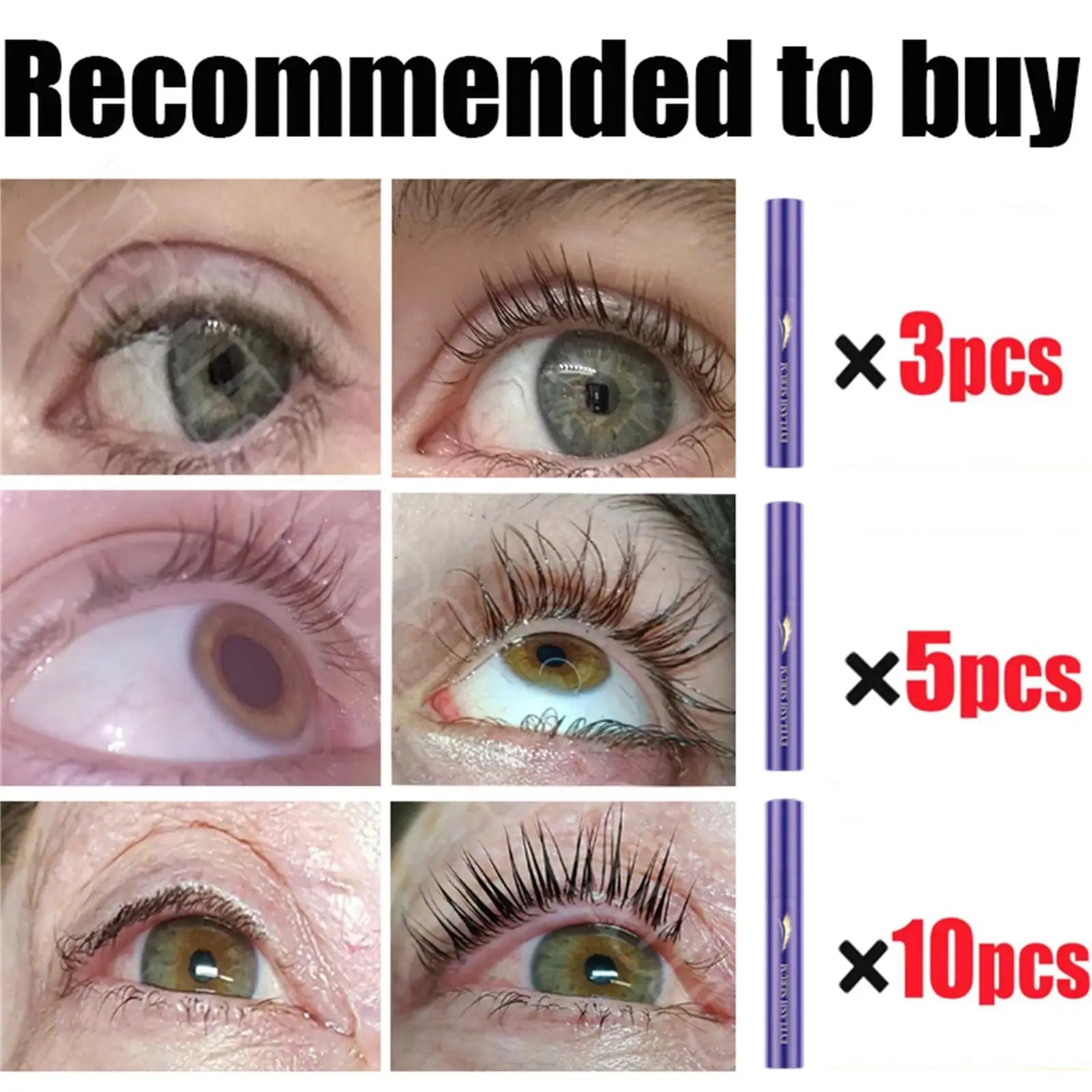 7 Days Fast Eyelash Growth Serum Eyelash Eyebrow Growth Strong Makeup Extension Treatment Thicken Care Products