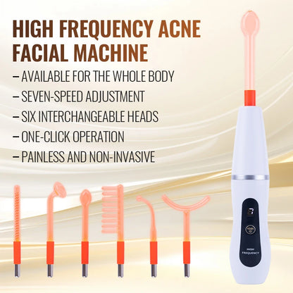 High frequency facial cleansing and blemish control device professional beauty equipment for home use the effect is very good