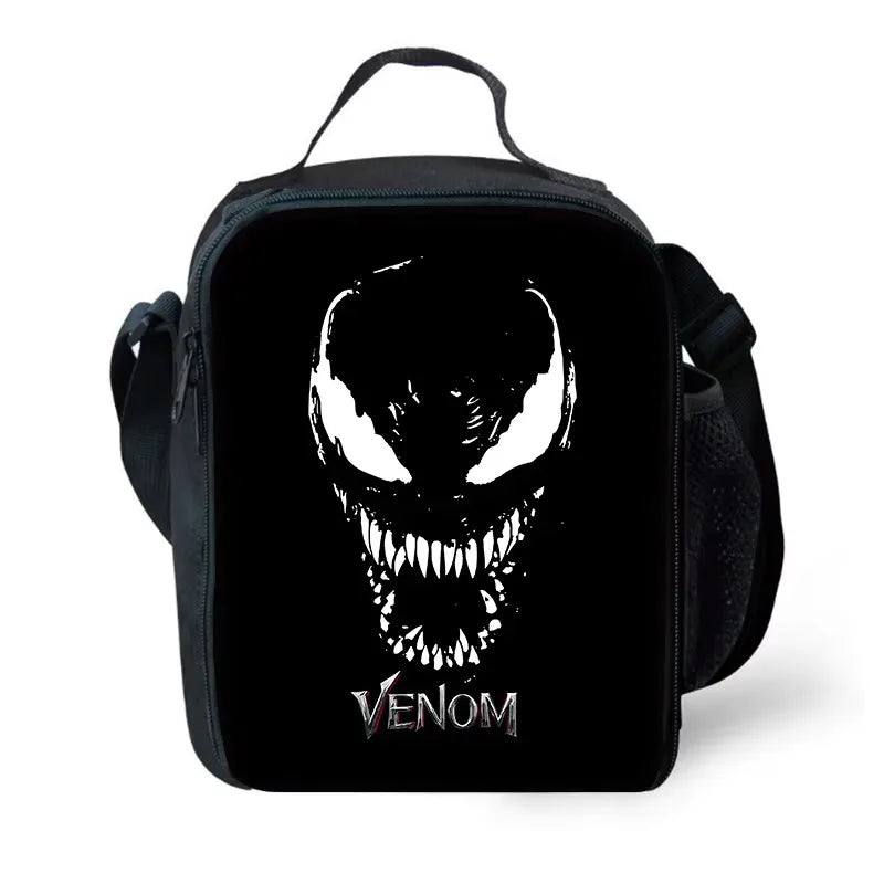 Marvels V-venoms Child School Backpack with Lunch Bags ,Pencil Bags ,School Bags for Boys Girls Best Gift XHOO1-KB-102-A5