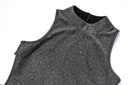 WhereMery Sexy Women Backless Tank Top Y2K Bling Glitter Sleeveless Bandage Crop Tops Summer Girl Fashion Streetwear Skinny Vest