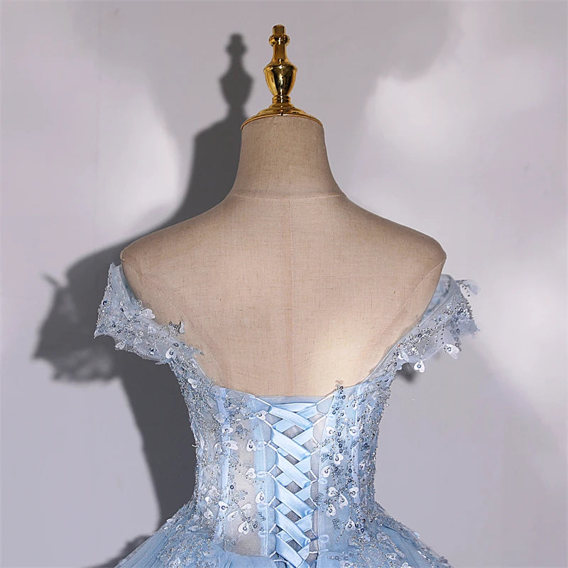 Shiny Party Dresses 15 Quinceanera Dresses Ball Gown Elegant Off Shoulder 15 Year Old Dress Customized Prom Gown Plus Size Badiee Stylez