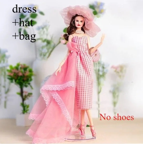 LX1006 Beautiful dress clothes gifts for your 1/6 babi Xianxian xinyi fr fr2 mizi Mengfan dolls KD36 clothes only 2 No doll included