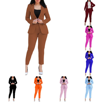 Fashionable Business Look Business Wear Casual Trousers M Orange All Seasons Casual Style Long Sleeve Style New Condition