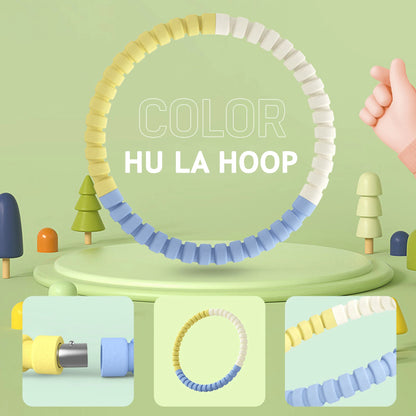 3/4/5/6 Tubes Portable Hula Circle Detachable Exercise Hoops for Children Body Building Sports Hoop Adult Waist Loss Weight Hoop