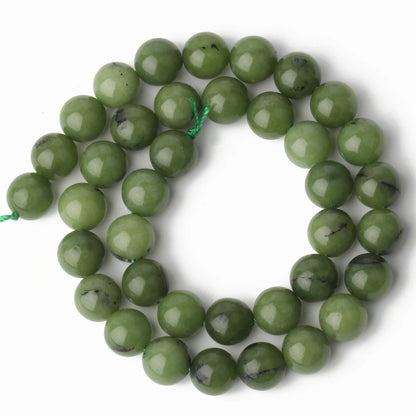 Natural Amethyst Stone Beads 6/8/10mm Round Shape Crystal Loose Spacer Beads For Jewelry Making Diy Bracelet Necklace 15inch green jade