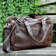 Vintage Crazy horse Genuine Leather Men Travel Bags Luggage Travel Bag Leather Men Duffle Bag Large Men Weekend Bag Overnight