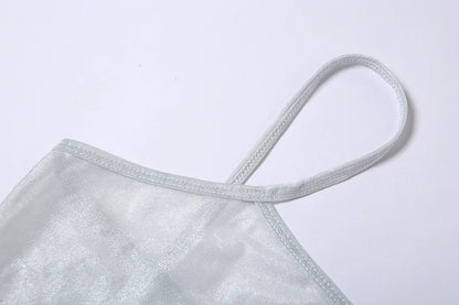 See Through Maxi Dress Women Sexy Strappy Dresses Body-shaping Vestido Female Stunning Hipster Attirewear Clothing