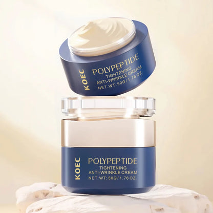 Polypeptide Tightening Anti-Wrinkle Cream Smoother Looking Skin Ageless Firm and Smooth Cream Deep Wrinkle Repair Night Cream