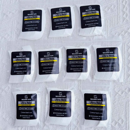 36/72/108 Pieces of White Super Shaped Lace Front Curved Double-sided Wig Adhesive