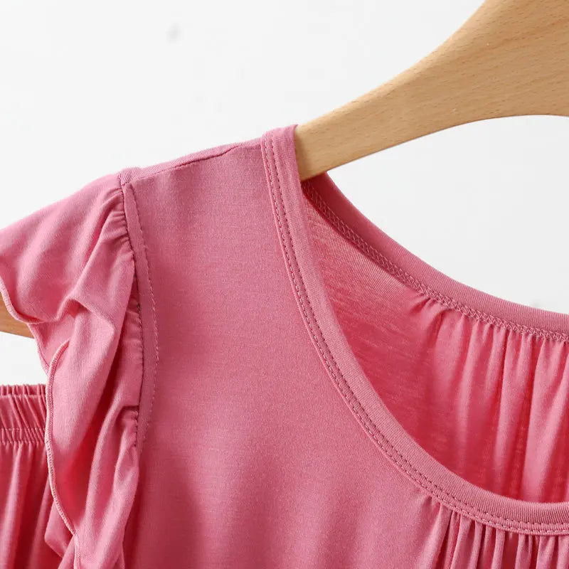 XL-8XL Plus Size Modal New Sleeveless Tops Ladies' Pajamas And Shorts Summer Women's Sleepwear Pyjamas Femme Nightwear Suit