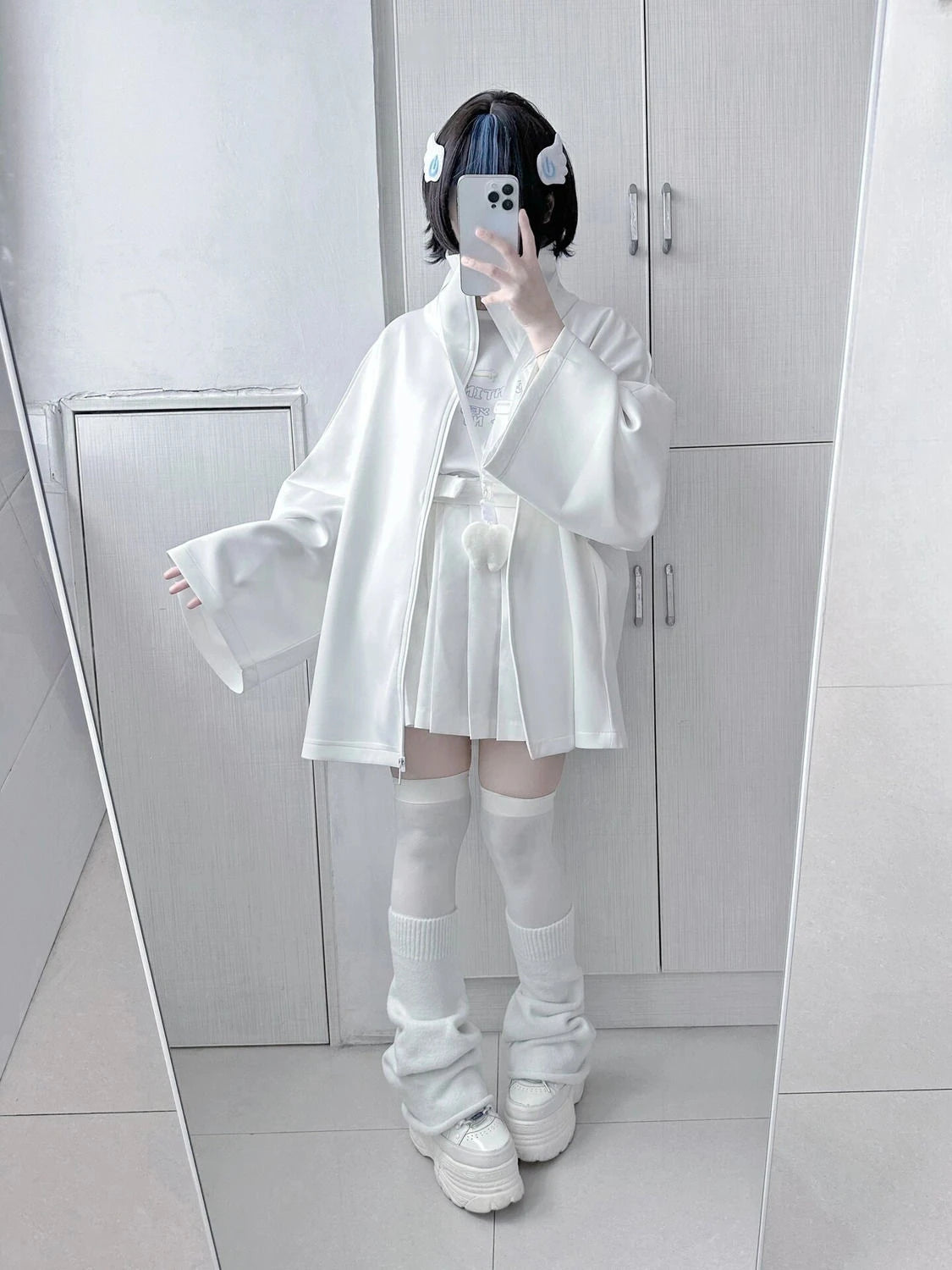 Spring Japanese Casual Solid Hoodies Women Loose Y2k Aesthetic Oversized Embroidery Coats Harajuku Zipper Grunge Sweatshirts