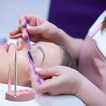 Silicone Eyelash Lift Palette Multi-Function Polish Gel Mixing Makeup Tool Eyelash Extension Reusable Silicone Lash Palette Badiee Stylez