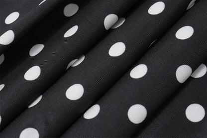 Candyhot Polka Dot Elegant Off Shoulder Sleeveless Backless High Waist Halter Mini Dress Y2K Summer Fashion Club Party Vestidos