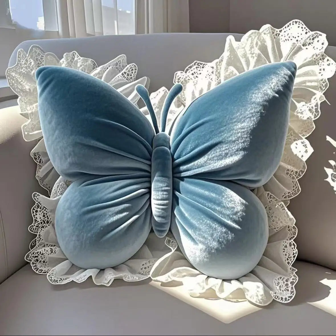 Princess Butterfly Office Pillow Living Room Bow Bedroom Car Sofa Cushion Home New Pillow Room Badiee Stylez