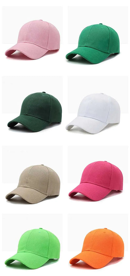 Unisex Cap Casual Plain Baseball Cap Adjustable Snapback Hats For Women Men Hip Hop Cap Street Dad Hat Badiee Stylez